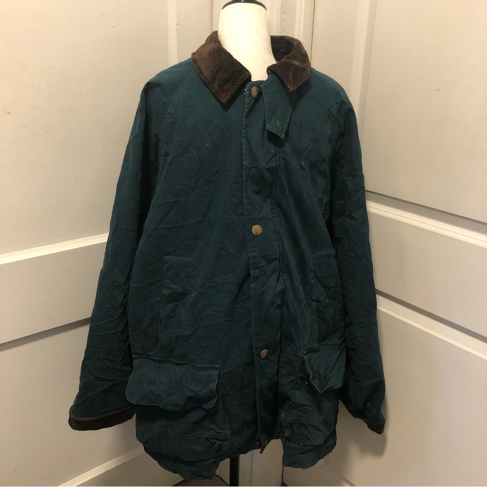 Eddie Bauer mens double layered field coat size xl tall